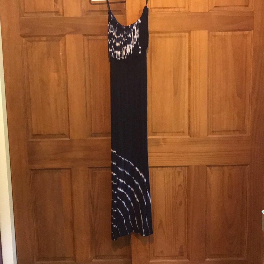 Long strapless summer dress